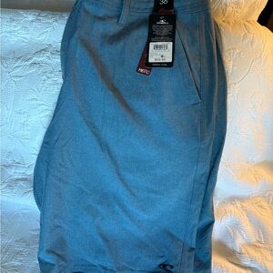 O'Neill Men's Slate Blue Flat Front Shorts